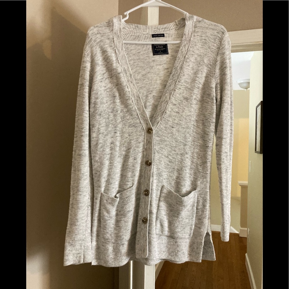 Abercrombie&Fitch grey cardigan!